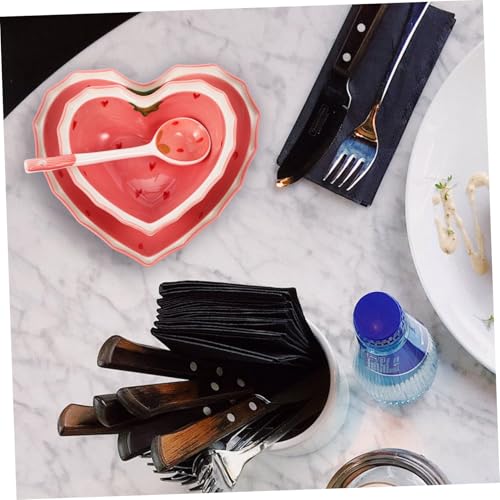 Vaisselle cuisine céramique rose chic finis les plats rayés - 7