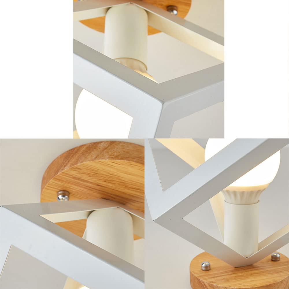 Giapponese Vicino A Plafoniere Lampada da Soffitto Semi Incasso Moderna Luce da Incasso per Interni Apparecchio di Illuminazione A Soffitto A Sospensione per Camera da Letto, Ingresso,
