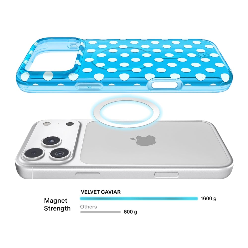 Amazon.com: VELVET CAVIAR Case for iPhone 17 Pro Max | Compatible with MagSafe | 10ft Drop Tested | Protective Summer Cases | Blue Aquamarine Polka Dot : Cell Phones & Accessories Amazon.com: VELVET CAVIAR Case for iPhone 17 Pro Max | Compatible with MagSafe | 10ft Drop Tested | Protective Summer Cases | Blue Aquamarine Polka Dot : Cell Phones & Accessories