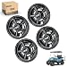 World 9.99 Mall Golf Cart SS Wheel Covers Hub Caps for Yamaha/Club CAR/EZ-GO Par Car 8" (Set of 4)