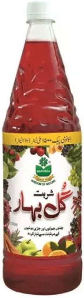 MARHABA SHARBAT-e -GULBAHAR SYRUP Refreshing Drink 800ml