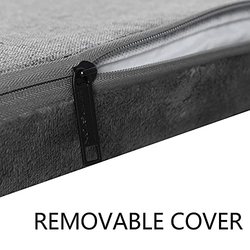 Empsign E1201 Stylish Dog Bed Mat Dog Crate Pad Mattress Reversible (Cool & Warm), Water Proof Linings, Removable Machine Washable Cover thumb #6