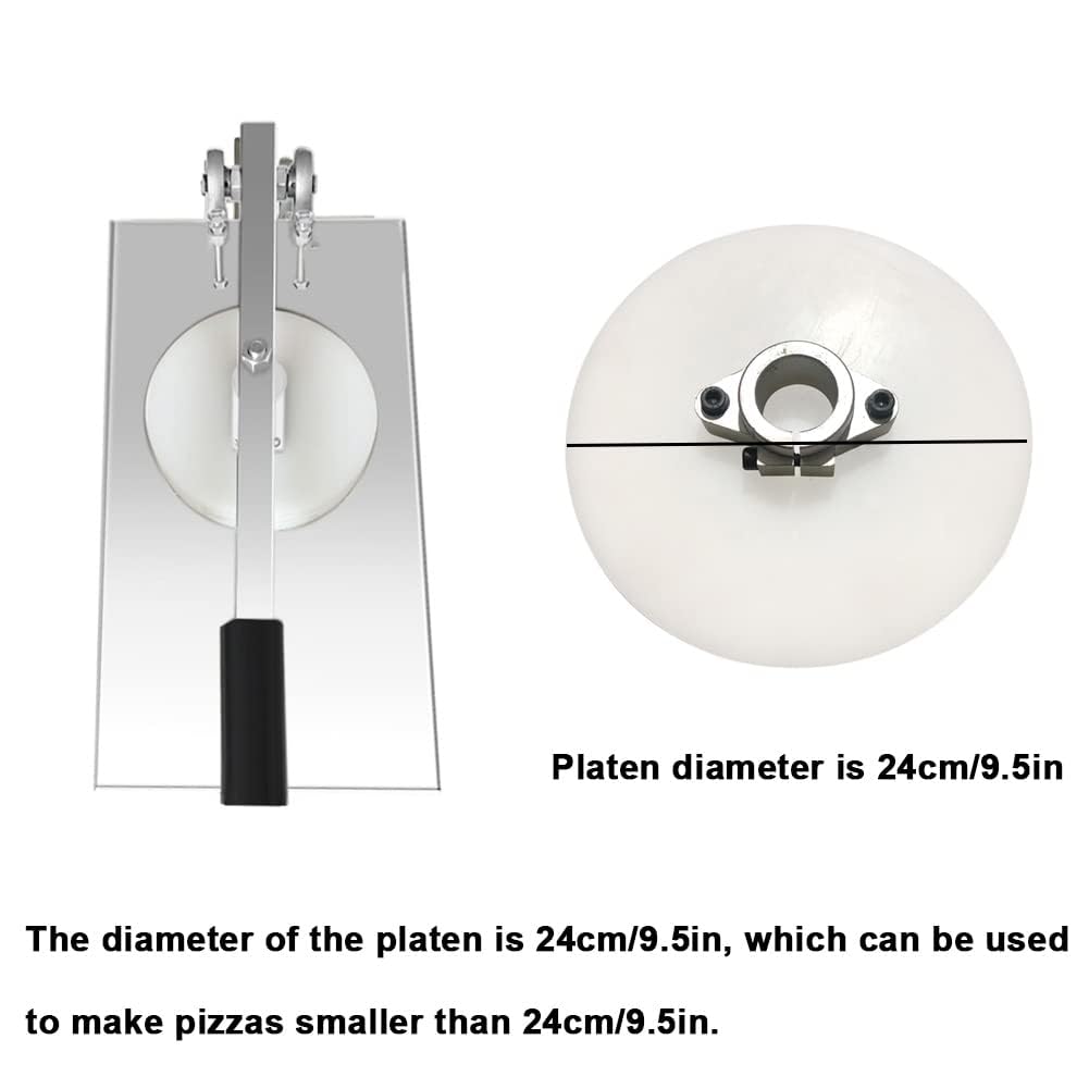 Amazon｜手動生地プレス機、延長ロッド付き業務用ステンレス鋼ピザ生地