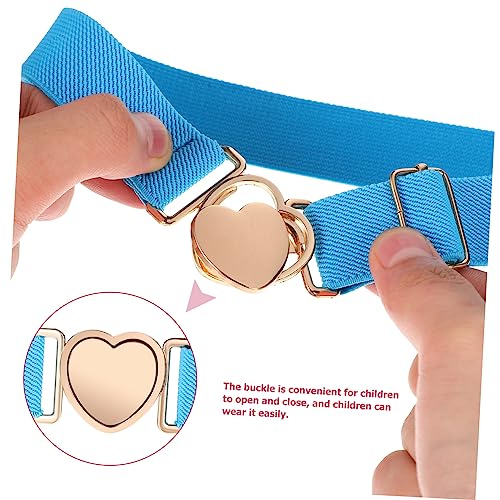 4Pcs Kids Elastic Belts for Girls Adjustable Decorative Waist Belt Comfortable Stretchy Design for Toddlers for Everyday Wear4