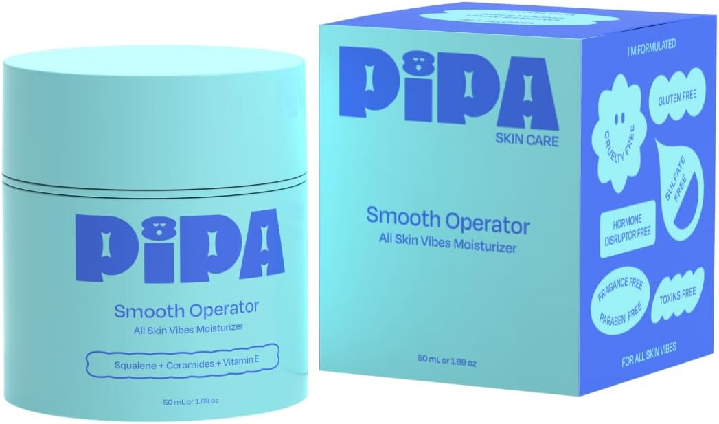 Skincare Smooth Operator Kids Face Moisturizer 1.7 oz | Clean, Non-Toxic, Hypoallergenic, Fragrance-Free Lotion | Multi-Vitamin Ceramides Cream | Gentle Skin Care Birthday Gift for Tweens