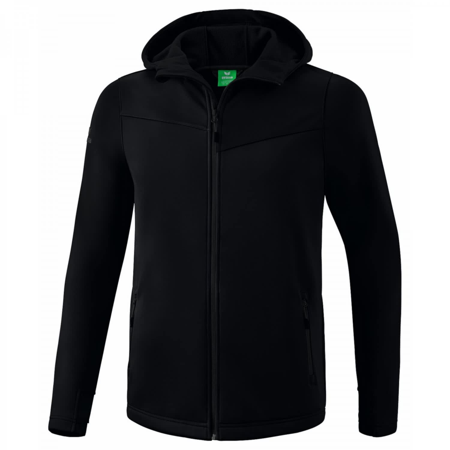 Erima Men's Performance Softshell Jacket, Black, 3XL