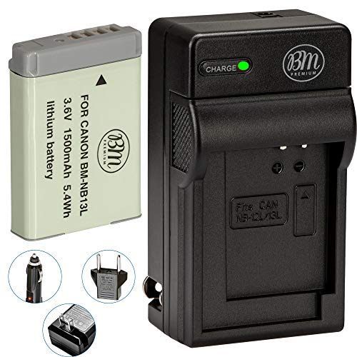 Amazon.com : BM Premium NB-13L Battery and Battery Charger for