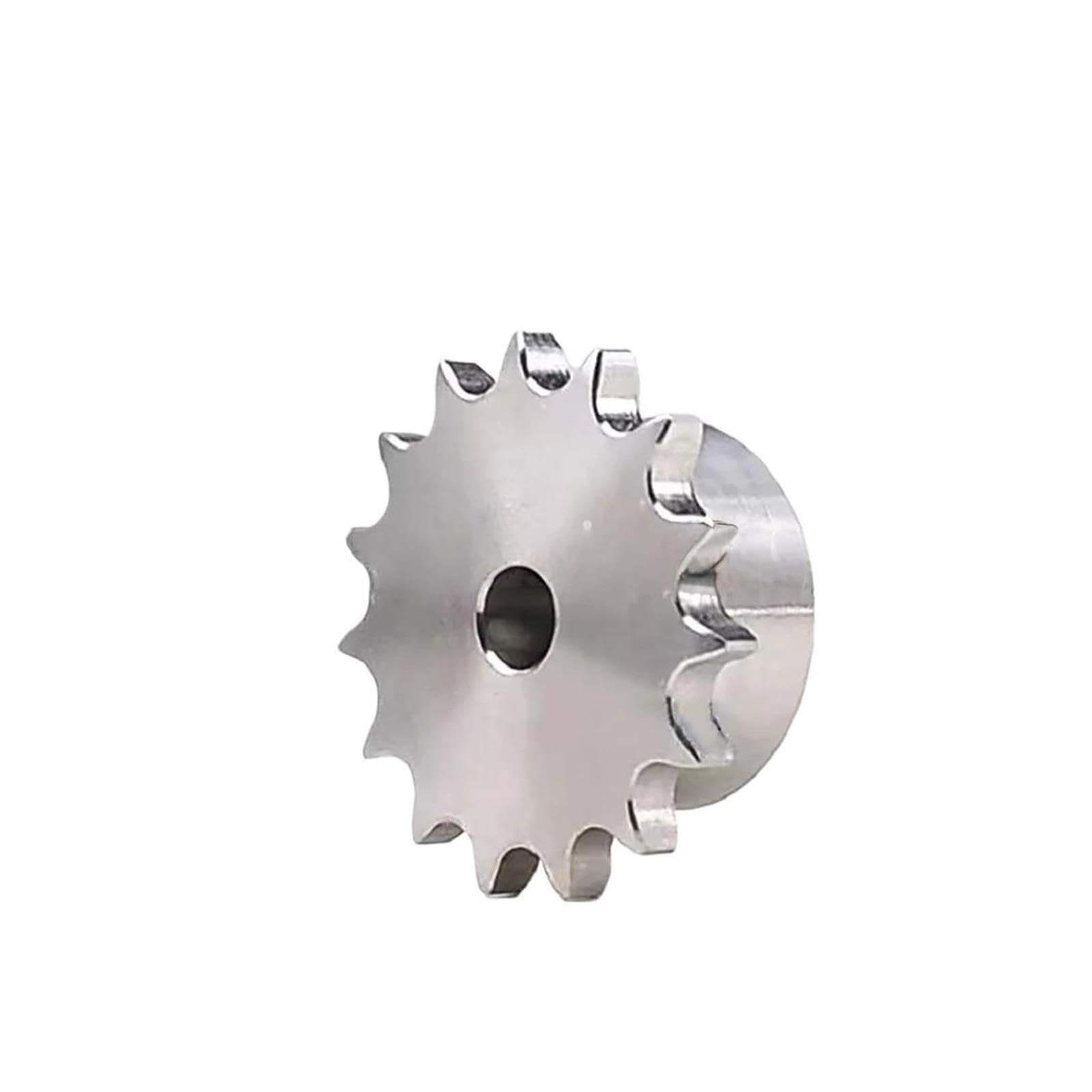 Moto Piñon Delantero， Para piñón de cadena de rodillos Para 06B 10-25 dientes, paso de 9,525 mm, acero inoxidable 304, diámetro interior de 6 mm a 15 mm cadena retenedor placa，(24 Teeth)