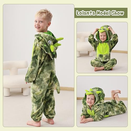 Disfraz de dinosaurio de una pieza para niños y niñas miniatura 4