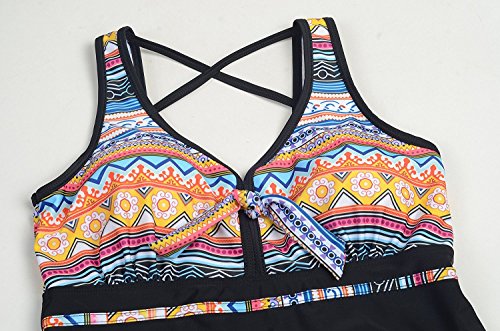 image for Zando Women Two Piece Swimwear Swimsuit Printed Swimming Suits Swimdre