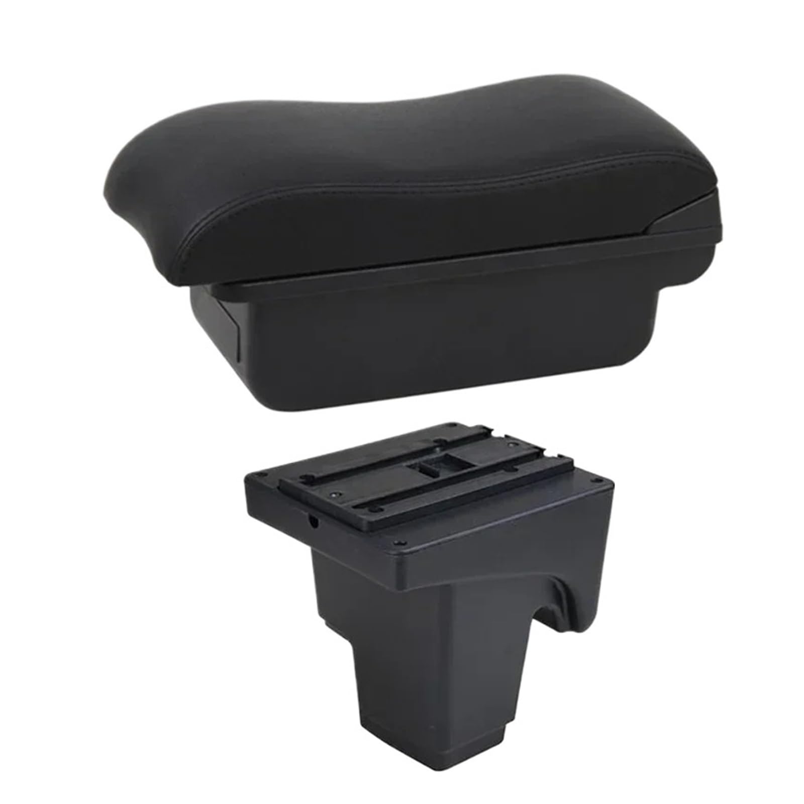 UDHQAJC For Focus 3 For Mk3 2011-2020 Car Armrest Box- Leather Interior Modification Storage Box With USB Car Centre Console Armrest Box