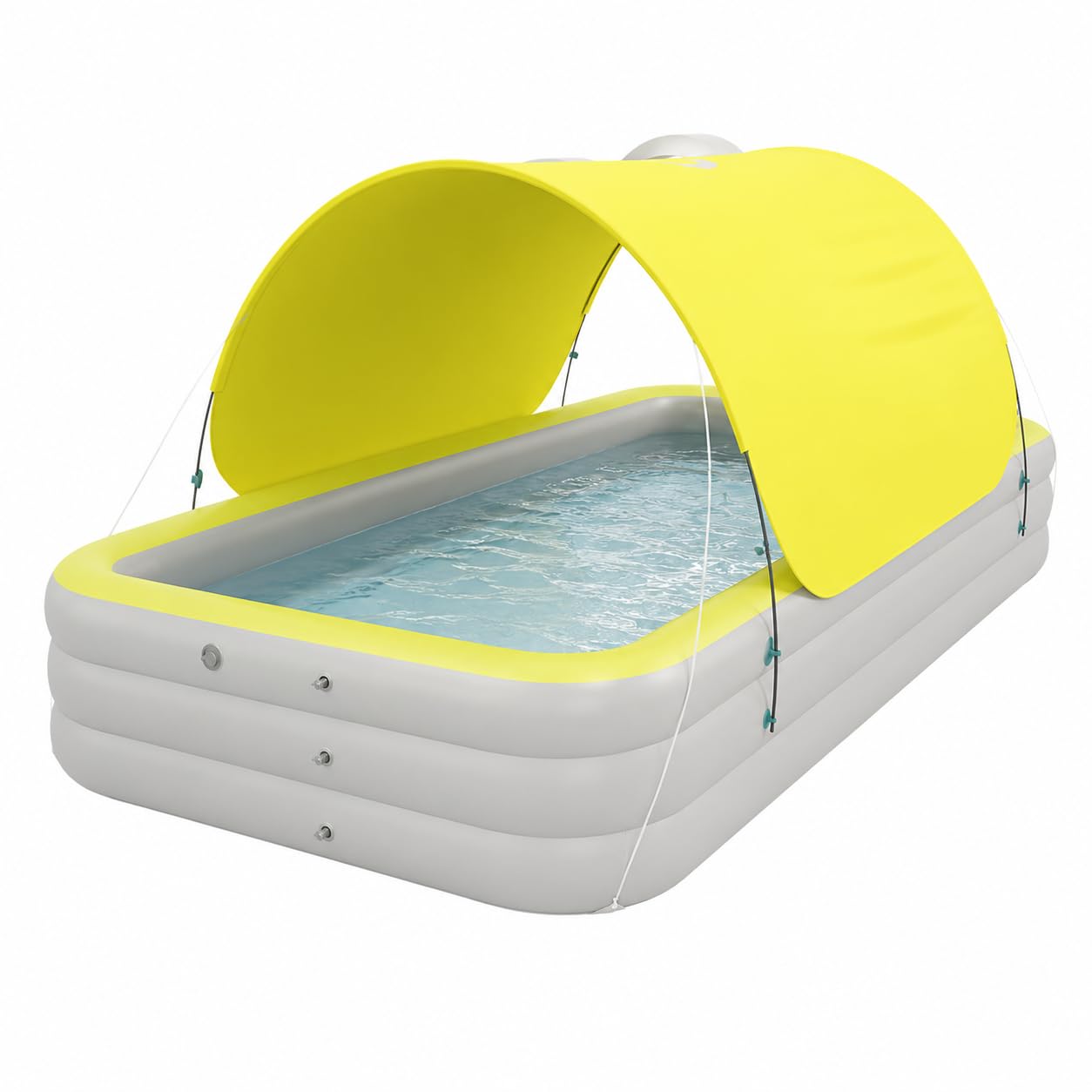 Piscina Gonfiabile Familiare Con Tettuccio, 260 Cm, Adulti E Bambini