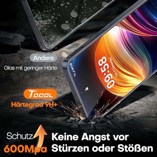 TOCOL für Samsung Galaxy S25 für Panzerglas, Einfache Montage – Ansicht 4