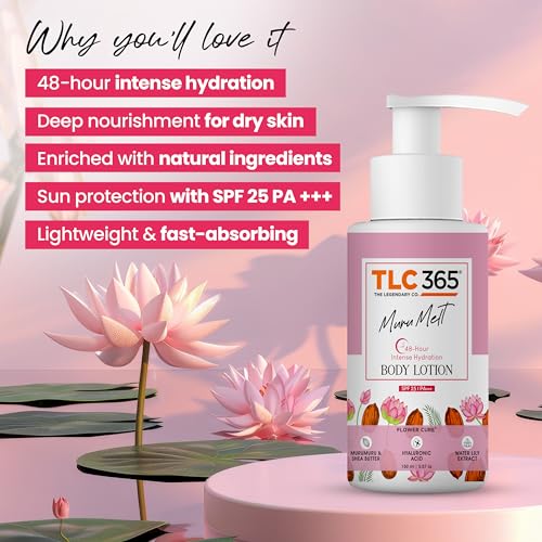 Image of TLC365 Muru Melt 48-Hour Intense Hydration Body Lotion, SPF 25 PA+++ (150ml)