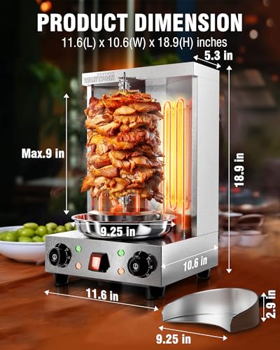 Commercial Shawarma Grill Machine Vertical