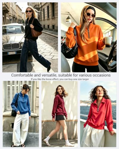 Image of NEYOUQE Womens Long Sleeve Color Block Pullover /Cardigan Sweaters Striped Tops Casual Hoodies Sweatshirts Jackets