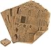100 Sheets Newsprint Deli Paper, Disposable Flat Deli Paper with Newsprint, Sandwich Wrapping Papers Deli Wrapping Sheets for Kitchen, Outdoor Picnic, Burgers and Sandwich,15x11 Inches