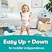 Easy Ups Girls & Boys Potty Training Pants, Size 5T-6T, 15 Count, Bluey Absorbent Training Underwear, Up to 100% Leakproof Day and Night, Hypoallergenic (Packaging May Vary)