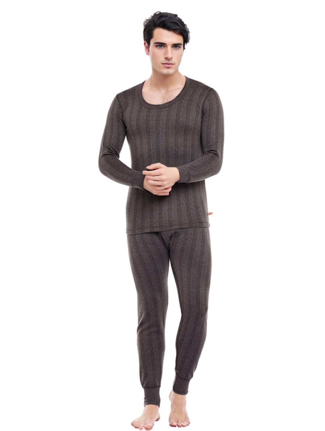 Winter Body Warmer | Breathable & Quick-Drying Cotton-Polyester Thermal Set-image-11