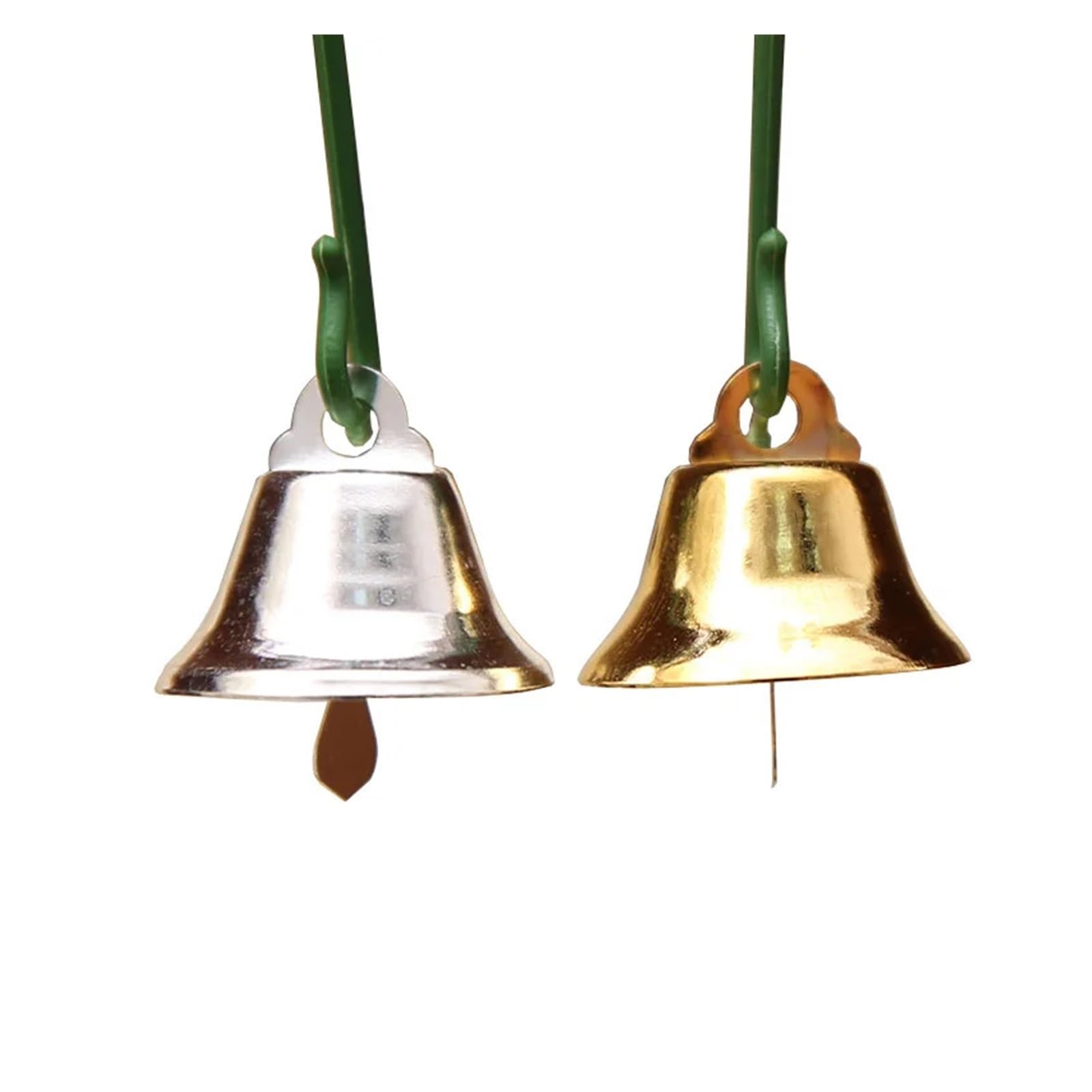 Vintage Christmas Bells 200Pcs Small Mini Jingle Bells Gold And Silver Metal, Wedding And Christmas Decoration Accessories DIY Crafts for DIY, Decorations, Weddings, Wind Chimes