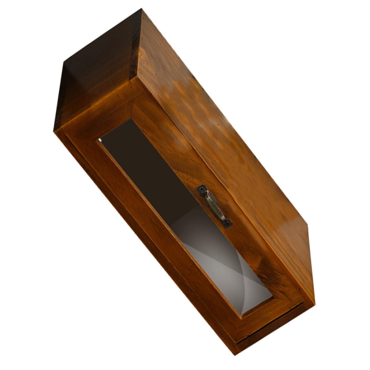VANZACK Supporto e Organizzazione di Cancelleria e Oggetti Vari per Monitor da Computer in Legno Marrone Cassetto Acrilico e Ripiano Elevatore per Archiviazione Desktop