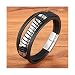 HND ZNXHNDSH - Bracciale da uomo in pelle con design a croce, in acciaio inox, stile classico, regalo per gli uomini, 5 scelte (colore: bronzo anticato, dimensioni: 23 cm)