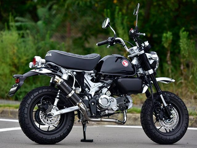バイク用 R-EVOカーボン-SP モンキー125 8BJ-JB05 G1025-53-006 【テールリアマフラートリムチップパイプ】
