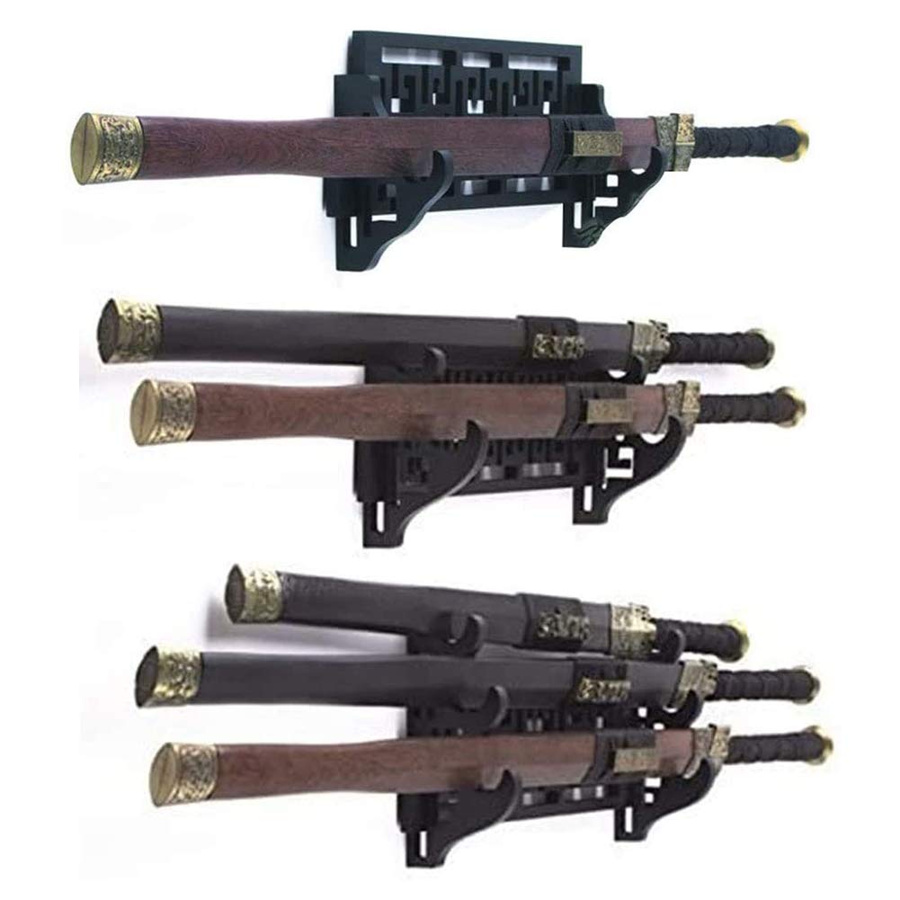 Uchwyt ścienny na miecz 4-poziomowy do katany Wakizashi Tanto w stylu Hollow(Hollow Style)