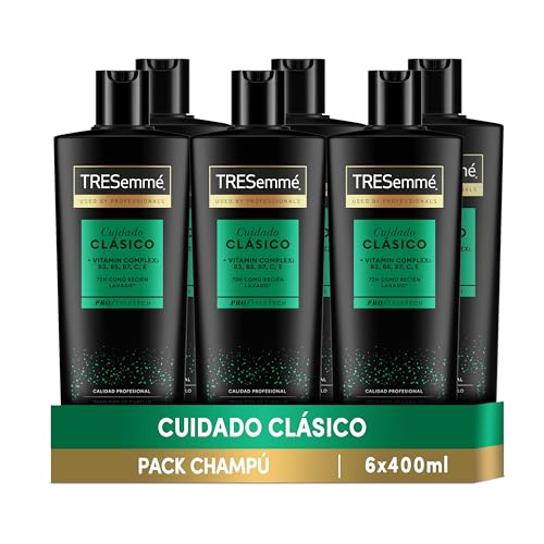 Tresemmé Champú Cuidado Clásico Para Todo Tipo De Cabello 400 ml x 6