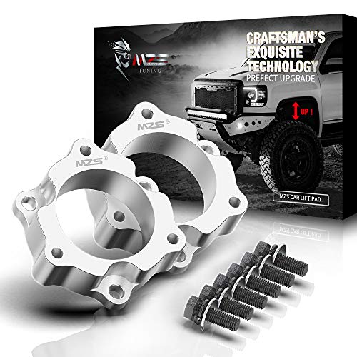 MZS Leveling Lift Kit 2.5" Front Strut Spacers Compatible with 2005-2021 Tacoma | 2003-2021 4Runner | 2007-2015 FJ Cruiser 2WD 4WD