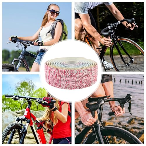 Ruban de guidon pour vélo avec poignée antidérapante confortable mixte - 4