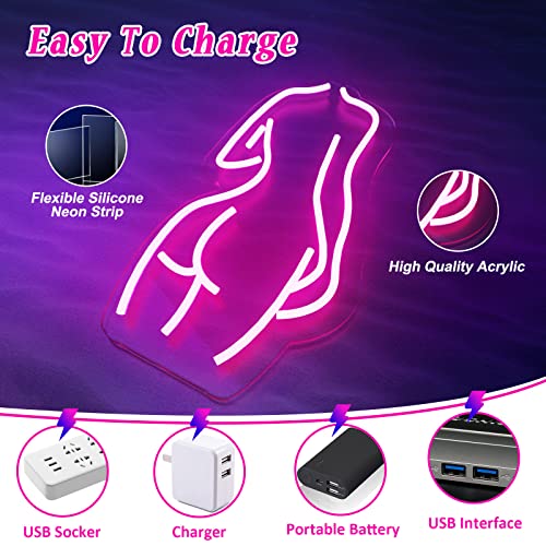 Sugarneon SEX GIRL-BACK Lady Back Neon Sign, Girls Neon Sign thumb #3