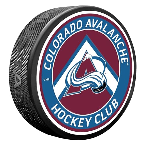 Sports Decor Colorado Avalanche Puck - Chevron Banner