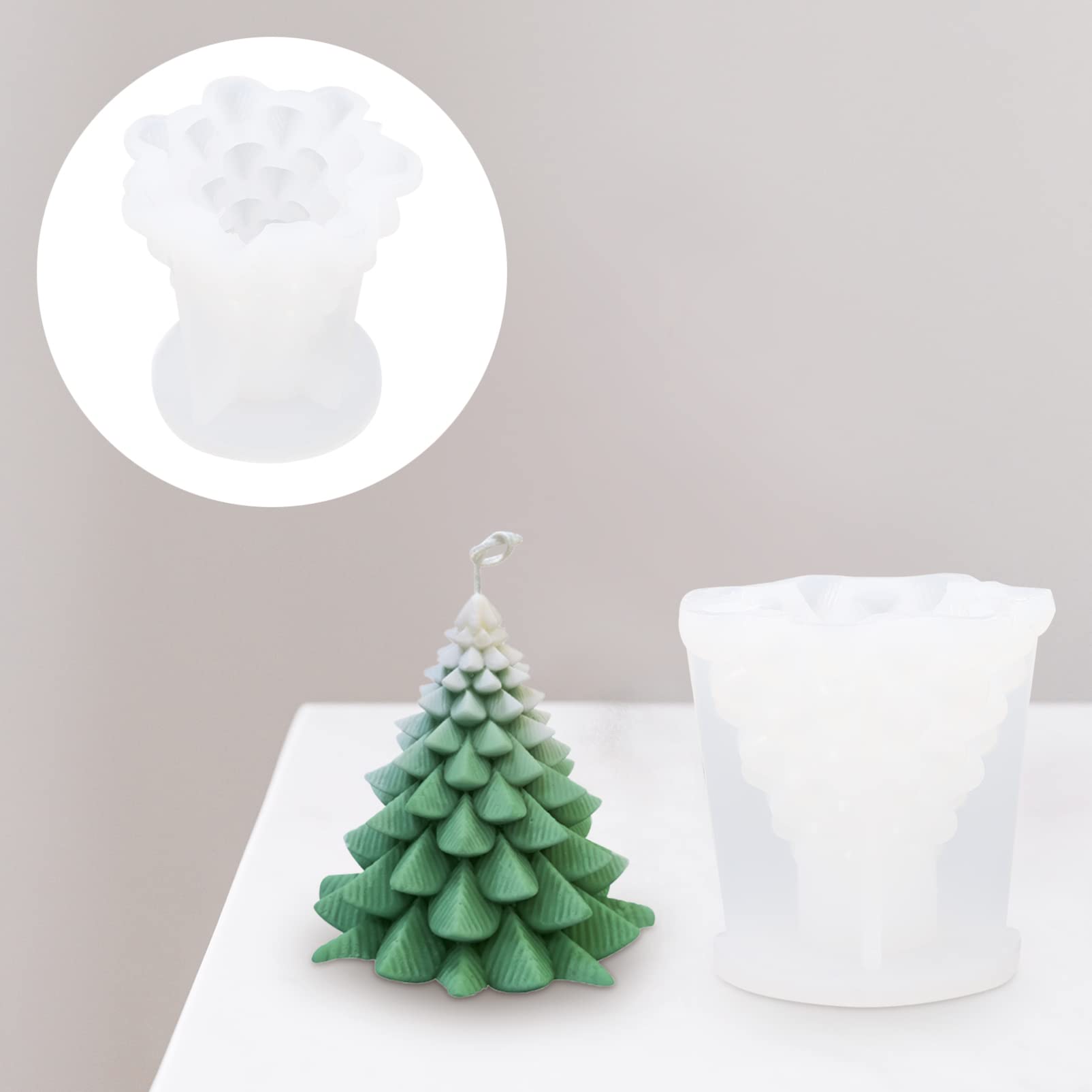 3 Stück Weihnachts-Silikonformen – Schneeflocke, Rentier, Weihnachtsbaum & Mehr – Für Schokolade, Seife, DIY