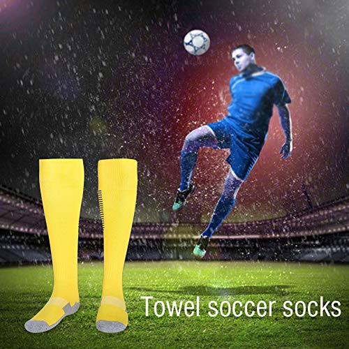 1Pair Soccer Socks Men, High Softball Baseball Team Sports Socks Breathable Football Socks for Men Women3