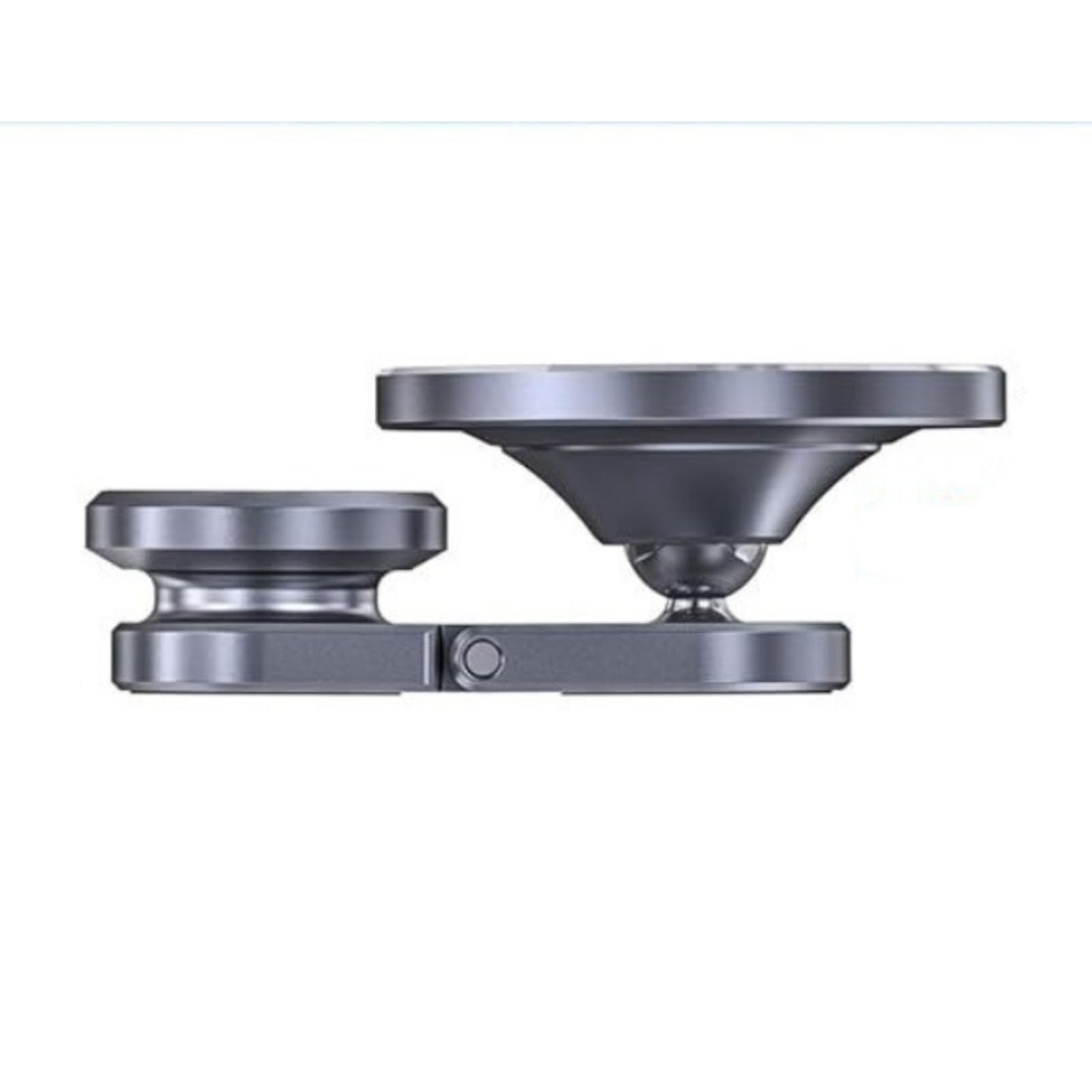 SIXRUN Supporto per Telefono per Carrello Supporto Magnetico in Lega di Alluminio con per Telemetro Corpo Lavorato a CNC Presa per Mani Libere per Uso su Scrivania del Carrello