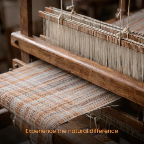 Image of Cotton Fabric Material for Men and Women (2.5 Meter, Off Brown), Solid