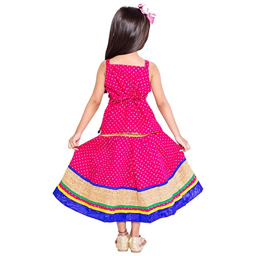 Image of DIAMO Ethnic Wear Traditional Style Lehenga Choli for Baby Girls