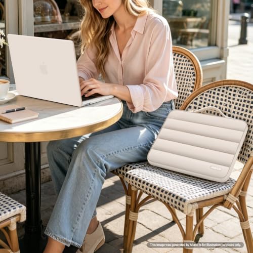 Image of MOSISO Compatible with MacBook Air 15 inch Case M5 2026 M4 M3 M2 2025-2023 | A3448 A3241 A3114 A2941, Protective Hard Shell Case&Puffy Sleeve Bag&Keyboard Skin&Webcam Cover&Screen Film, Sand