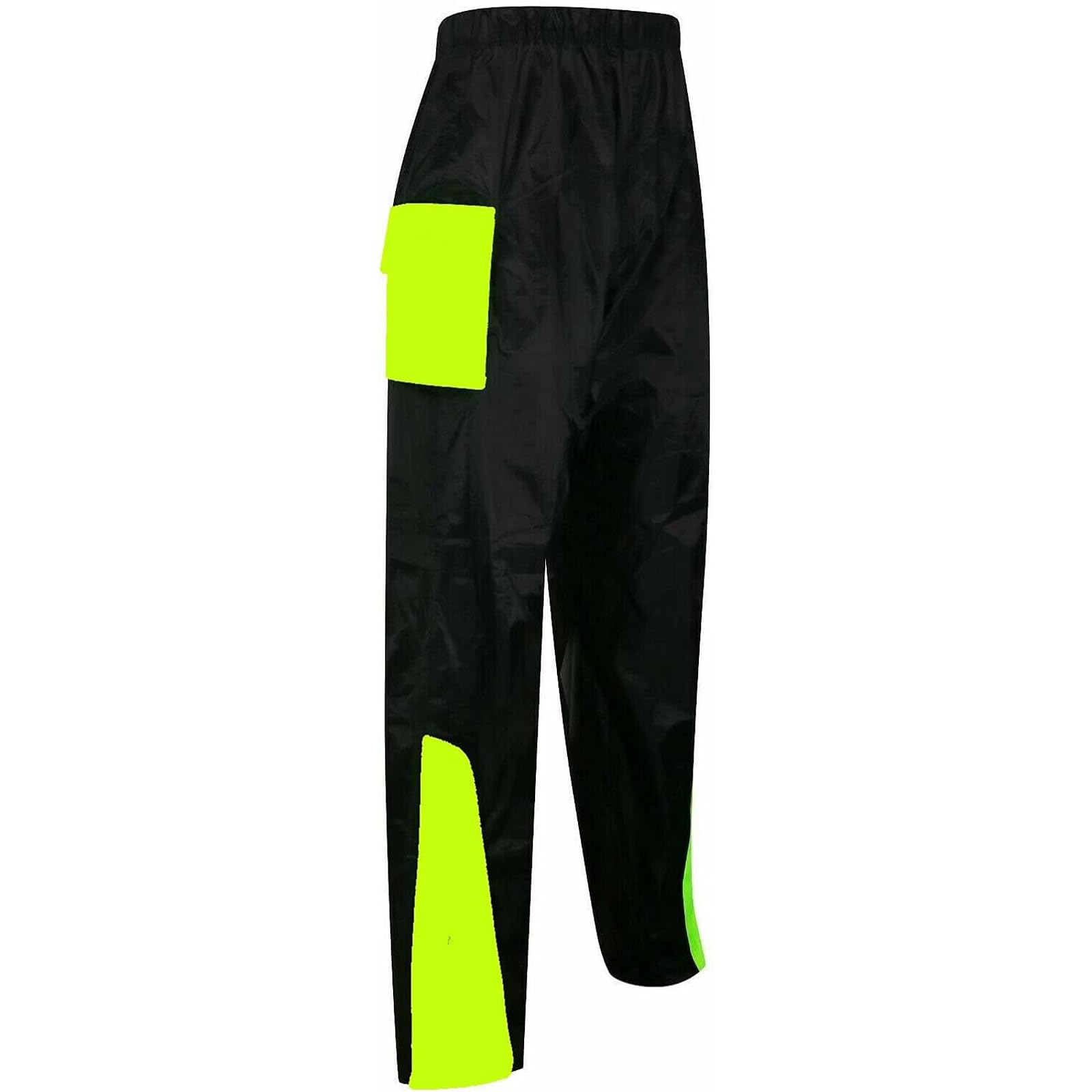 Tuta Antipioggia Kit Completo Impermeabile Moto Scooter Custom Giallo Fluo