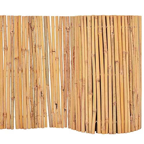 vidaXL Cañizo Bambú Jardín Rollo 500x50 cm Cerca Vallado Pantalla Privacidad