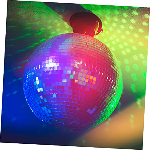 Adorno espejado TOYANDONA para bodas y fiestas, bola disco plateada reflectante para decoración de hogar y celebraciones miniatura 4