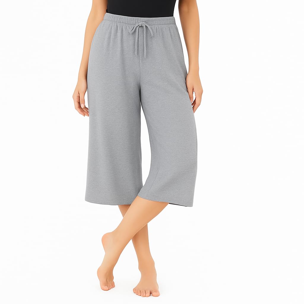 Women's 3/4th Capri, Cotton Capri with Loose Fit-image-10