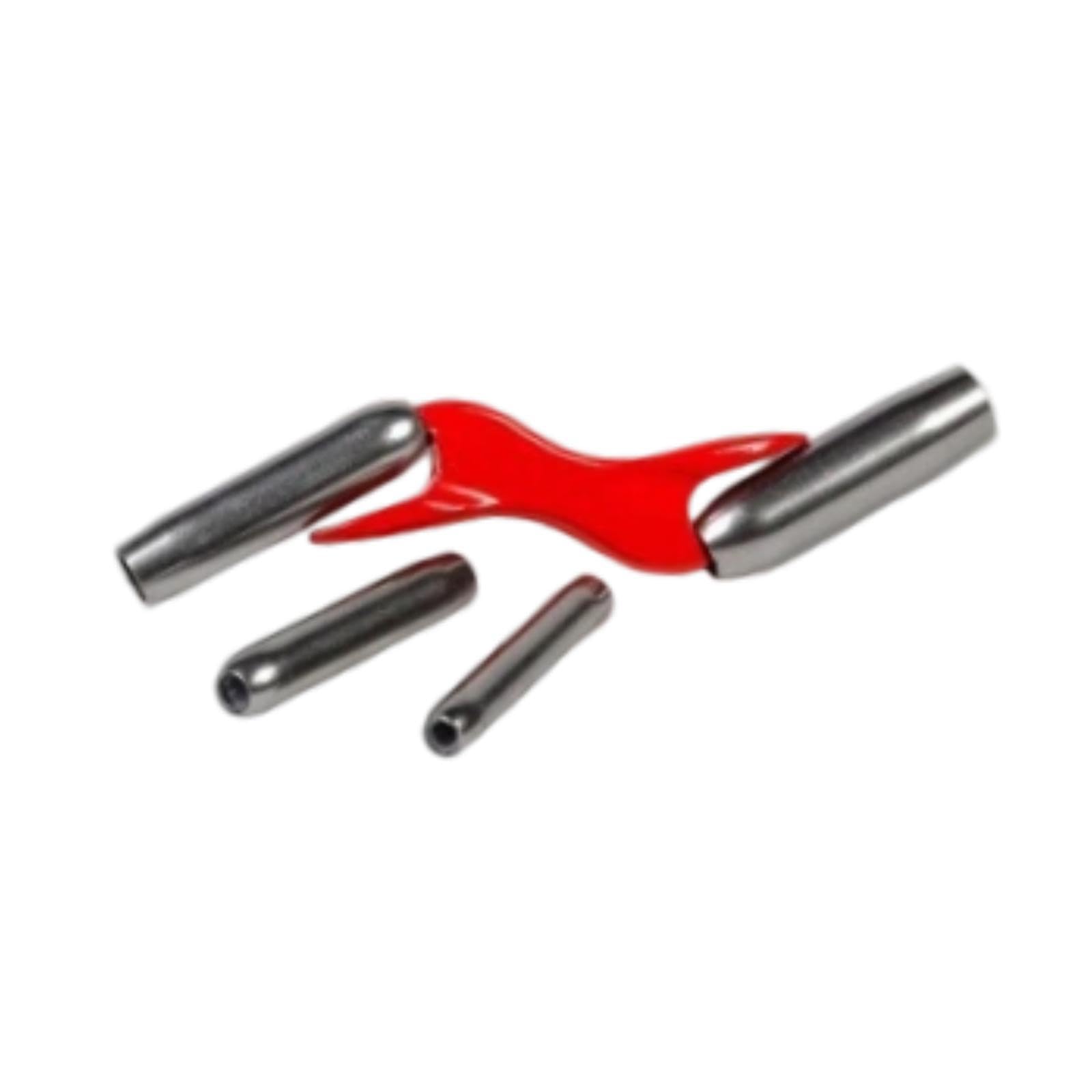 Fenteer Masonry Jointer Tool Convex Jointer 1/2in 5/8in 3/4in 7/8in Steel Manual Wall Joint Trimmer Builder Trimming Tool for Floor, Red