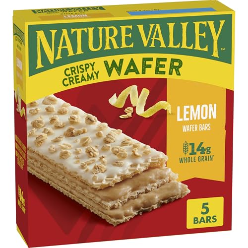 Image of Nature Valley Crispy Creamy Wafer Bars, Lemon, Whole Grain, 5 Bars, 6.5 oz