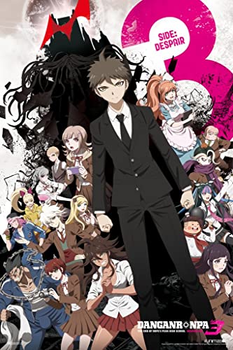 Laminated Danganronpa 3 Despair Video Game Gamer Gaming Danganronpa Manga Anime Posters Danganronpa Merch Dangan Ronpa Anime Room Decor Merchandise School Trilogy Poster Dry Erase Wall Art 12x18