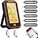 Bluetooth Meat Thermometer, Wireless Digital BBQ Cooking Thermometer for Oven Grill, 6 Probes Meat Thermometer for Grilling, Smoker, Kitchen Food, Smart Alarm Monitor & Timer, Support iOS & Android