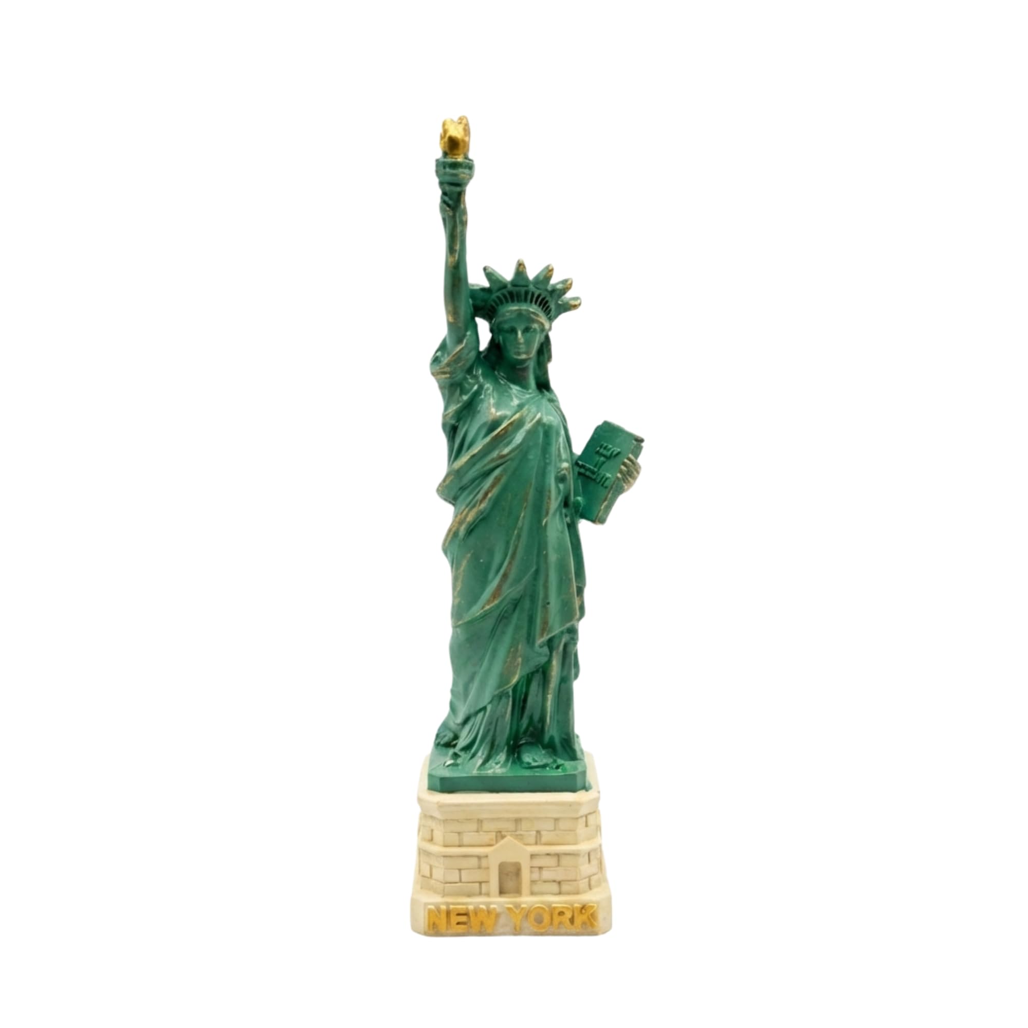 ZIZO USA Authentic Scaled 4" Copper Statue of Liberty Replica Statues, NYC Souvenir Party Favor