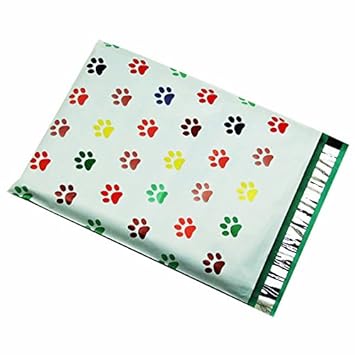 1000 10x13 Puppy Paws Poly Mailers Shipping Envelopes Bags 10