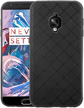 Compatible with OnePlus 3 3T A3000 case Rugged Thin Slim Cell Accessories Anti-Slip Fit Rubber TPU Mobile Phone Cover for OnePlus3 OnePlus3T 1 One Plus T 1plus T3 1+ 1+3T 1+3 Women Men Black